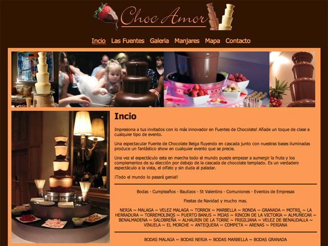 Choc-Amor Website Development